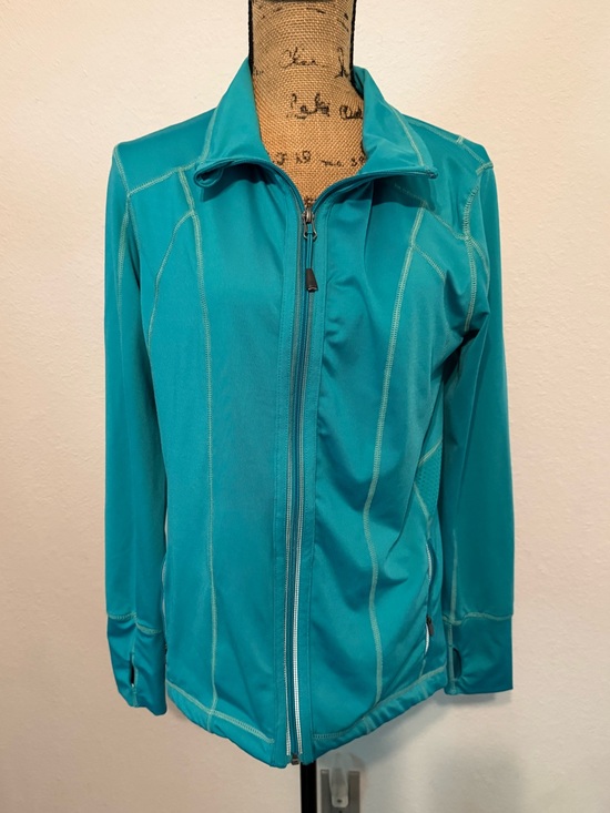 Tangerine Jackets & Blazers - Teal Tangerine Zip up jacket size large